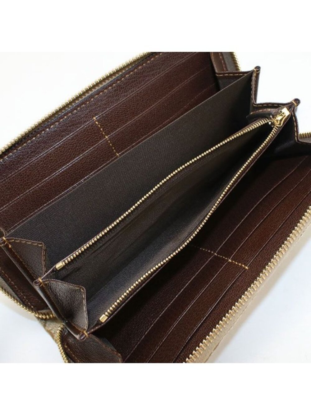 Gucci Zip Around Wallet GG Marmont Canvas - Picture 3 of 7